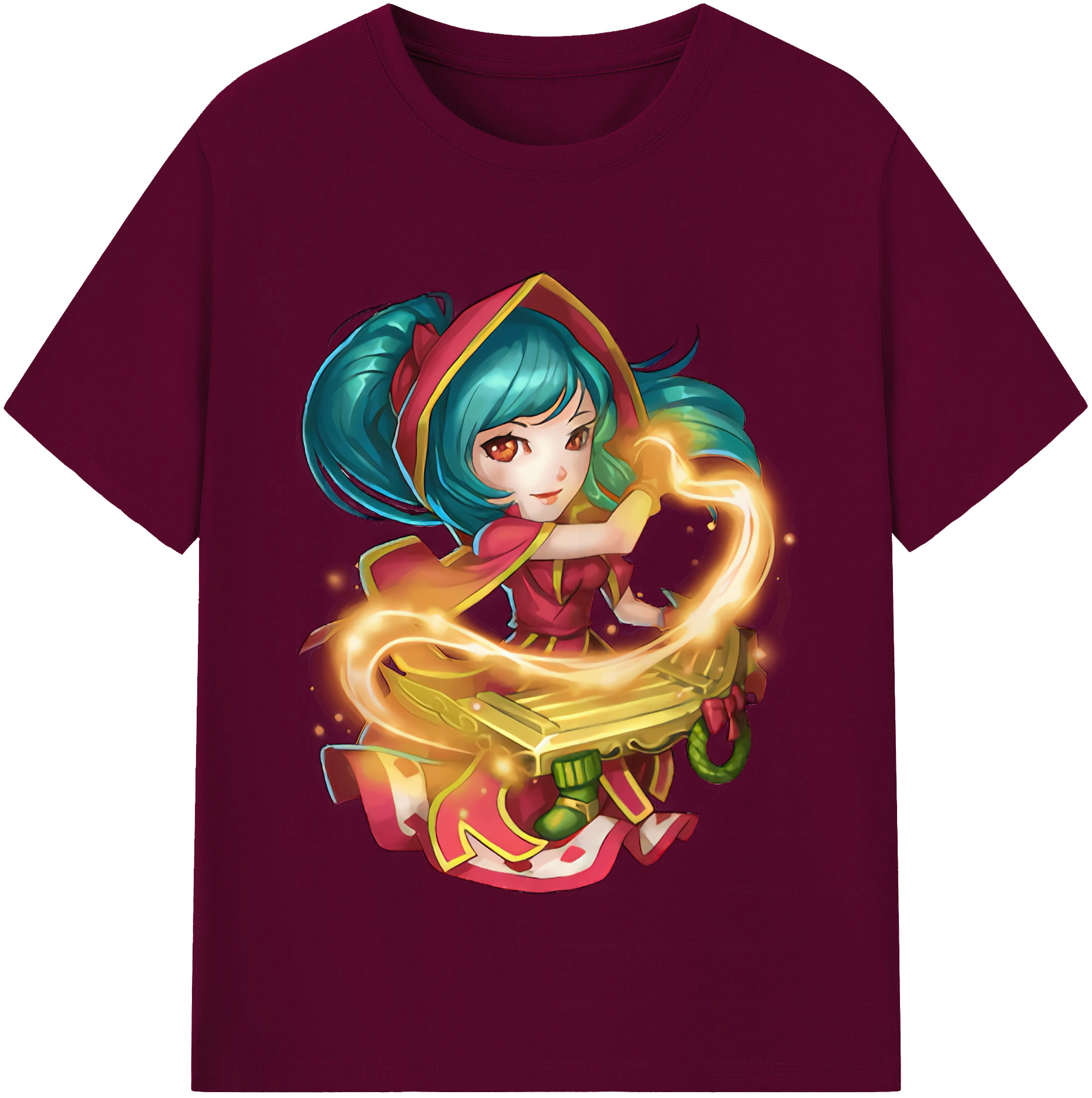 （画像用） リーグ・オブ・レジェンド League of Legends LOL レディースカジュアルプリントTシャツ（綿100％）